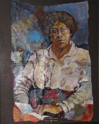 A Portrait of Mrs. Sarah Byard Halfkenny 1993 Christene Sandseson