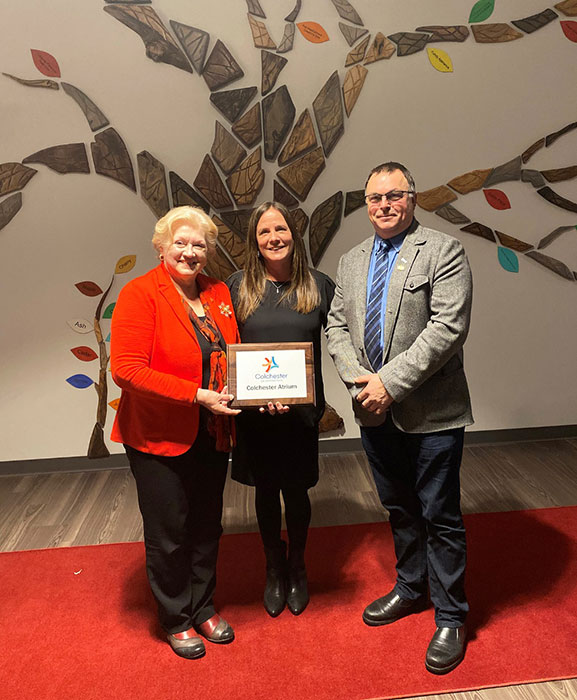 Colchester Recognized for Contribution to New CMHA Building November 29 2019